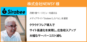 株式会社NEWSY_Sirabee_導入実績
